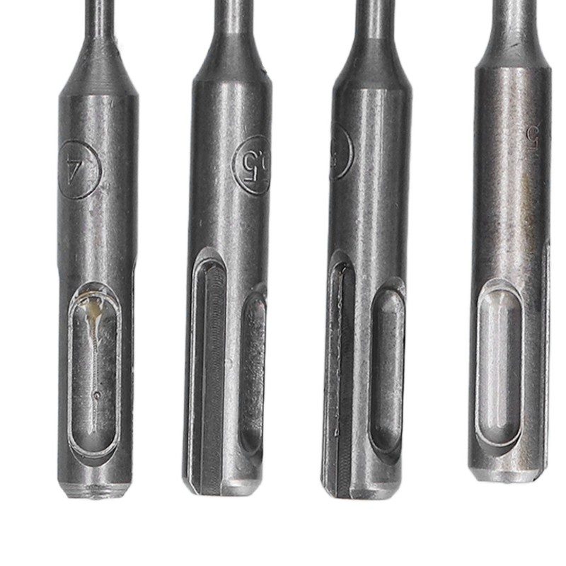 Masonry Drill Bit Set Carbide Tip Rotary Hammer Tool for