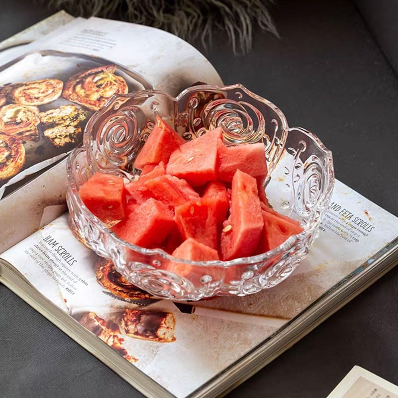 SWUAVD Flower Tray Resin Mold, 2Pcs Lotus Bowl Silicone Mold