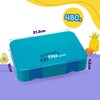 schmatzfatz Junior Children's Lunch Box, Bento Box with Variable Compartments