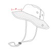 Bucket Hat Hiking Fishing Wide Brim UV Sun Protection Safari