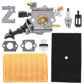Wondrify BR350 BR430 Carburetor for Stihl BR350 BR350Z BR430 SR430 SR431 SR450 BR430Z Backpack Blower C1Q-S210 C1Q-S210B C1Q-S209C 4229 129 0901 4244 120 0603 with air filter
