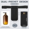 2 Pack Massage Oil Bottle Holster 1 Pocket, Lotion Bag