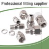 Horiznext Stainless Steel 304 Compression Fitting to connect 1/2 inch