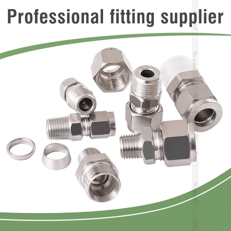 Horiznext Stainless Steel 304 Compression Fitting to connect 1/2 inch