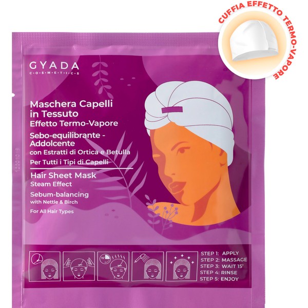 Gyada Cosmetics Sebum-Balancing Hair Sheet Mask, 60 ml
