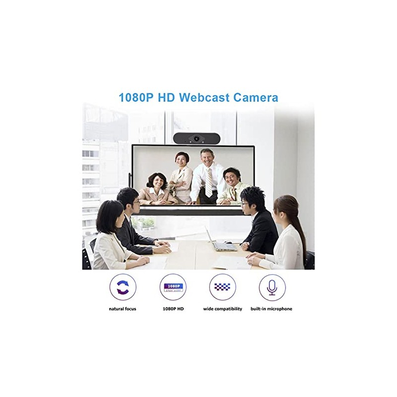 Web Camera Full HD Autofocus Webcam 1080P PC Computer Camera