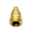 BesNPT Solid Brass Propane Gas Fitting Hose Adapter, QCC1 Type1