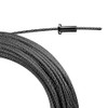BLIKA 80 Pack Black Stainless Steel Protector Sleeves for 1/8"