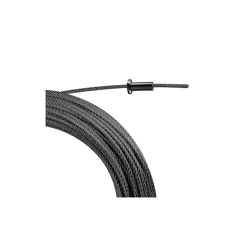 BLIKA 80 Pack Black Stainless Steel Protector Sleeves for 1/8"