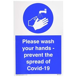 Viking Signs Please wash your hands - prevent the spread of Covid-19