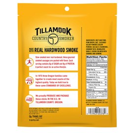 Tillamook Country Smoker Zero Sugar Original Keto Friendly Smoked Sausages 2-pack, 8oz