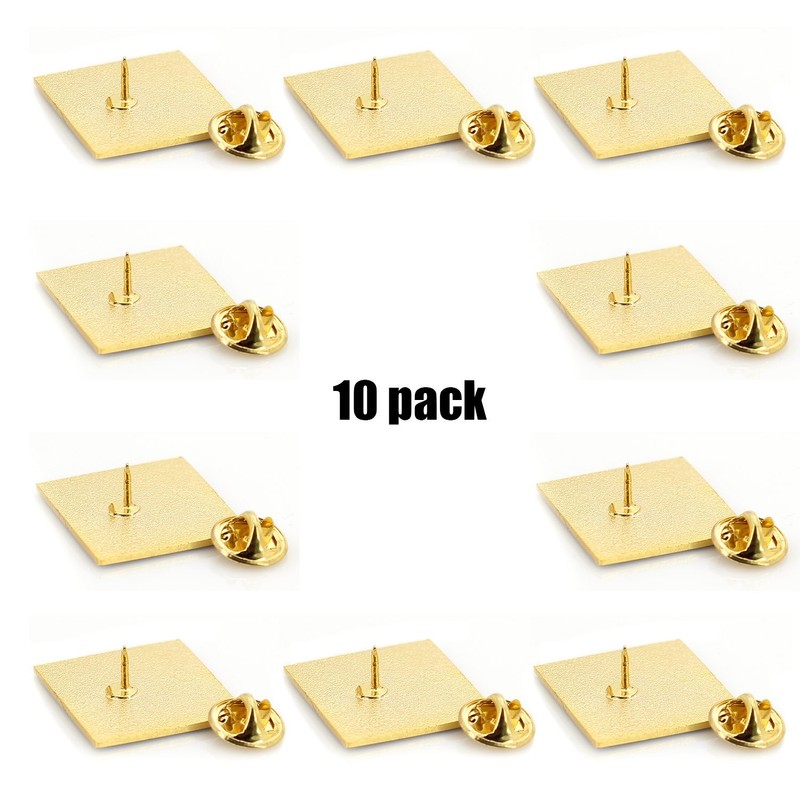 JW.ORG Square Gold Lapel Pin Jehovah Witness - 1" Square