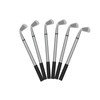 Maydahui Cute Golf Club Ballpoint Pen, Oil-Based, Black, 0.5mm, 12-Piece