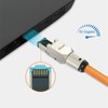 Tecmojo CAT8 Shielded RJ45 connector, Tooless Field Plug 40Gigabit, 2
