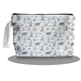 SQQCMM Sea Turtle Gifts Cosmetic Bags - Sea Turtles Lovers Makeup Bag Funny Birthday Gifts for Loves Turtles Women,Turtle Accessories,Sea Turtle Gifts for Women