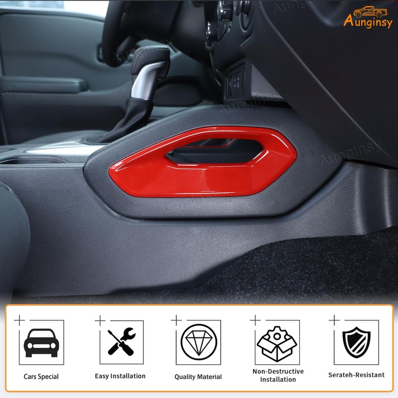 Aunginsy Center Console Gear Shift Grab Handle Side Panel Frame