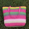 JNF Large Colorful Beach Bags for Women Straw Beach Tote