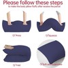 BedTreat Full Body Pillow with Removable Cover for Adults -