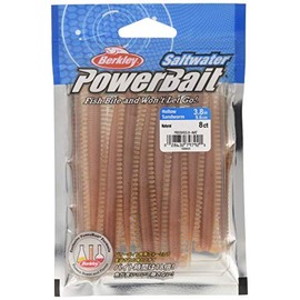 Berkley (バークレー) SW Hollow Sandworm 3.8 Inches Natural PBSSHS3.8-NAT Sea Bass Bachinuke
