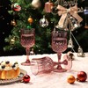 XUWAIDSGN 7oz Plastic Vintage Wine Glasses Drinking Glasses Unbreakable Wedding