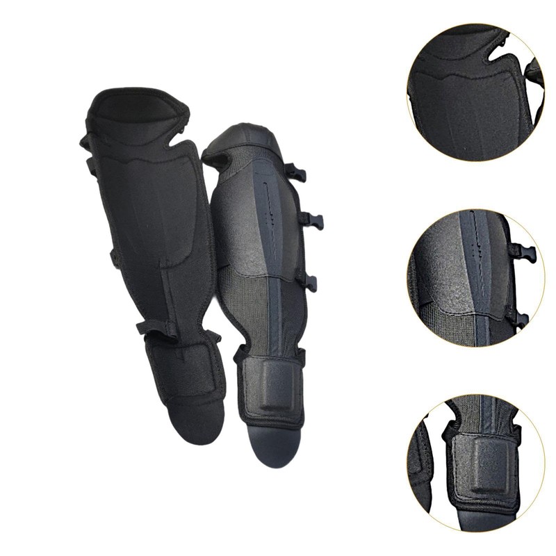 Generic 2Pcs Weed Trimming Shin Guards Adjustable Strap Lightweight for