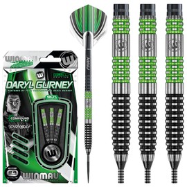 WINMAU Daryl Gurney Darts - Steel Tip Tungsten - Super Chin - Special Edition (24)