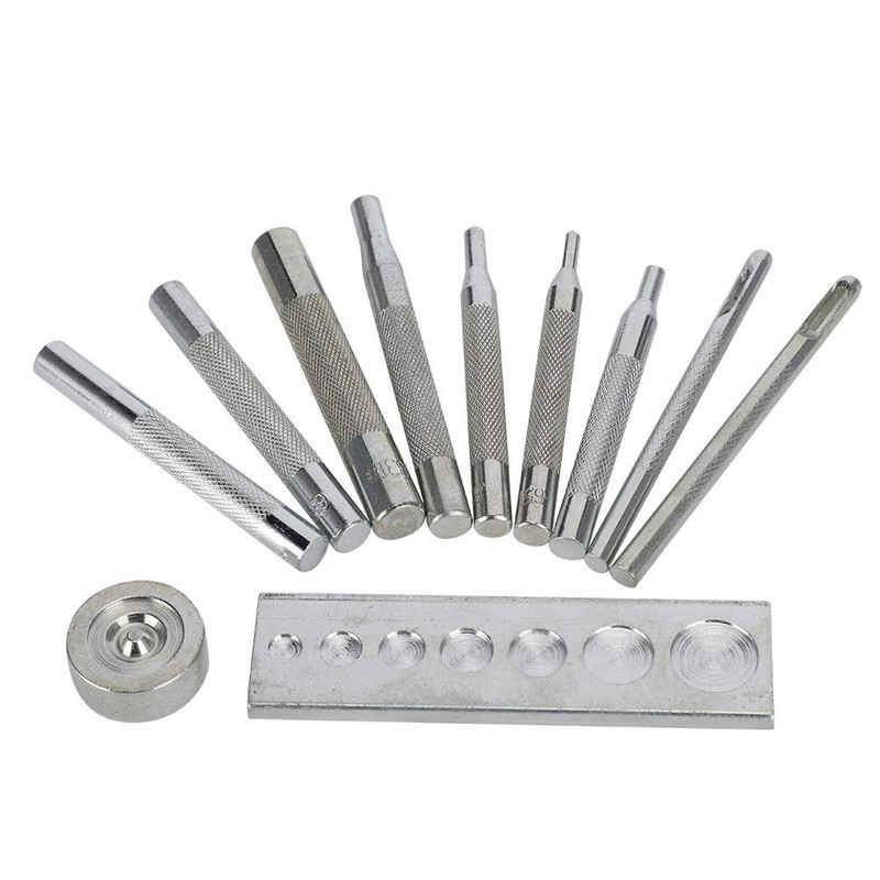 Lybunair Punch Snap Kit Metal Handle Push Button Rivet Setter