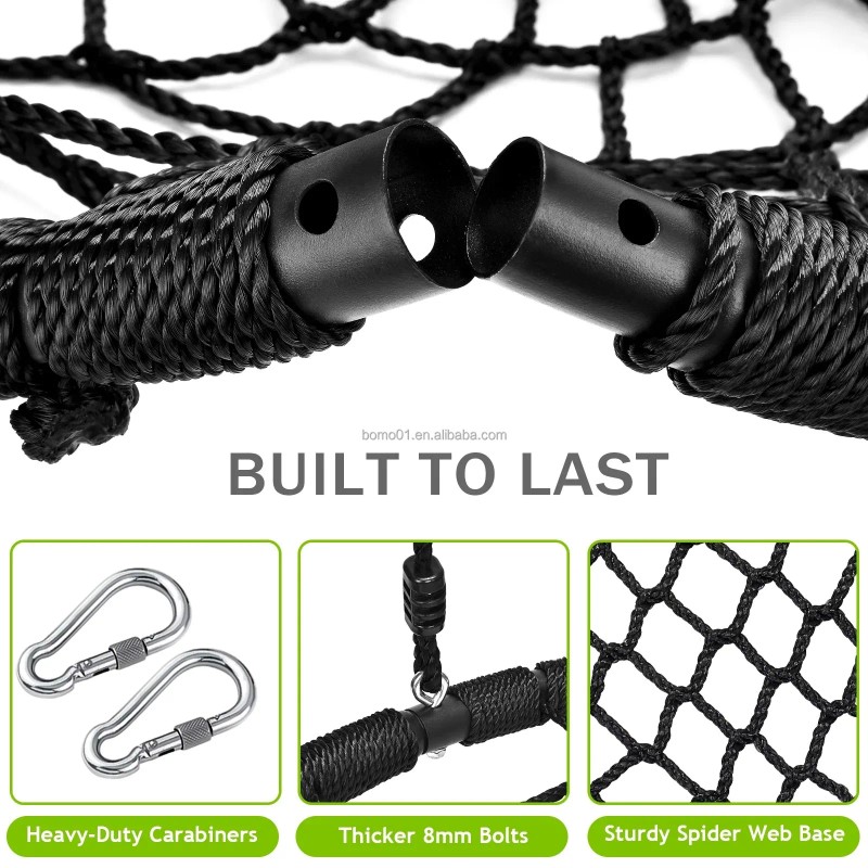 Zoshine Commercial 40-Inch Bird Nest Swing Heavy Duty Steel Frame