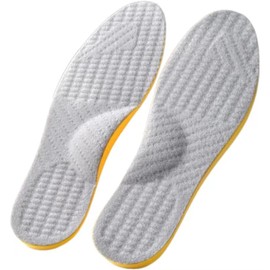 Supination Insoles,O/X Leg Orthopedic Insoles,Medial & Lateral Heel Wedge Insoles for Women and Men Corrective Pronation,Bow Legs,Uneven Foot Alignment, Pronation Insoles (Grey, 41-42)