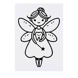 'Tooth Fairy' Temporary Tattoo - Water Resistant, Skin-Safe, Non-Toxic Transfer (TO00074255)