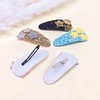 JCLIFE Handmade Glitter Star Snap Hair Clips for Girls Set