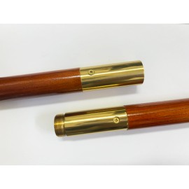 FRF FLAG Indoor Flagpole 8 FT, Wood Flagpole Dark Red, OAK Flag Pole, Fits Indoor Flag Sets and Display Sets