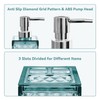 4PCS Blue Bathroom Accessories (Mint Blue, 2 Pcs-A)
