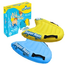 Super Race® | Set of 2 Bodyboards for Children | Inflatable Special Windsurfing Boards | For Better Gliding and More Comfort | Slip'n Slide Water Games 100% Fun | OriginalCup®