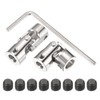 sourcing map 2Pcs 6mm to 8mm ID Steering Universal Joint