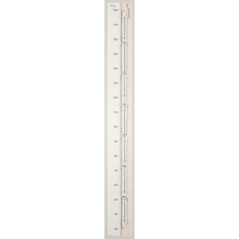 Sekabe Poster, Made in Japan, Simple Classic "0 Series" Shinkansen Height Scale, Height Scale, Up to 72.8 inches (185 cm), For Entrance to Kindergarten, School, Present, Plastic Film Material, Tear