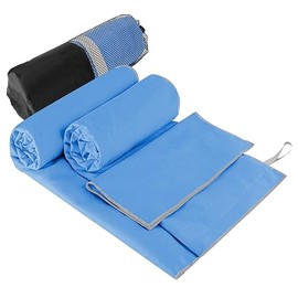 3 Toallas De Microfibra, Toalla Microfibra Secado Rápido, Toallas De Viaje Portátiles Absorbentes, Toalla De Viaje Ligera Y Portatil, Toalla Deportiva