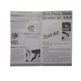 Tear Aid Tape - Boating and Sailing Repair Kit - Type A & B - Strips