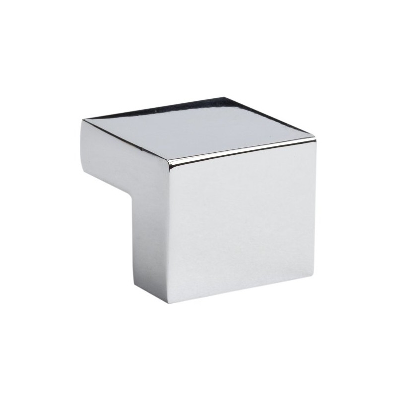 Atlas Homewares A865-CH Successi Collection .98-Inch Small Square Knob, Polished