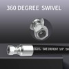 24PCS 3/8" NPTF Male & 3/8" JIC 37° Female Hydraulic