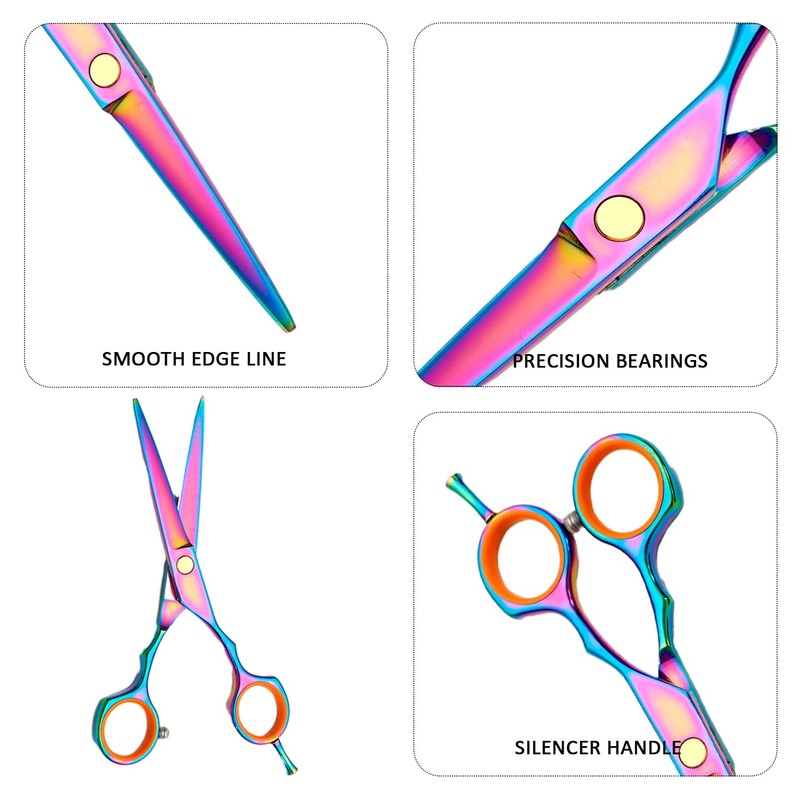 1 Piece Hairdressing Scissors with Comb, Hairdressing Scissors, Stainless Steel