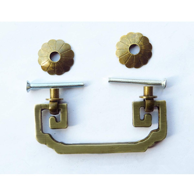 Txinmin Home 4 Pack Homocentric Squares Bail Cabinet Hardware Handle