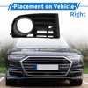 REPAIROCK 1 Pc Fog Light Grill for Volkswagen Golf 5