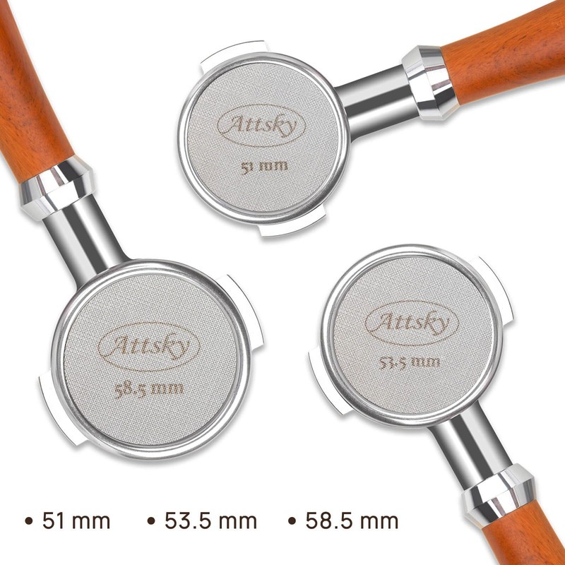 Attsky 53.5mm Espresso Puck Screen, Espresso Filter for 54mm Portafilter