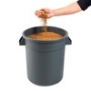 PRO&Family 20 Gallon Gray Round Commercial Trash Can with Lid/Ingredient