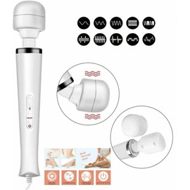 Vibrating Multispeed Handheld Massager Vibrating Massage Body Therapy Motor 20 Speed