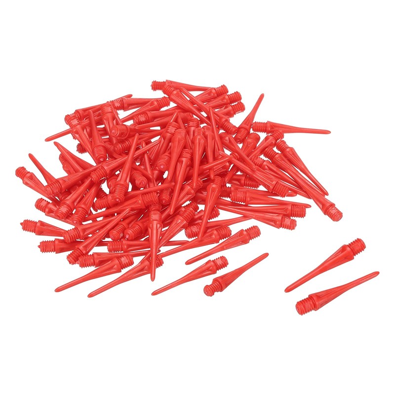 YOKIVE 50 Pcs Plastic Dart Tips, Game 2BA Thread Soft