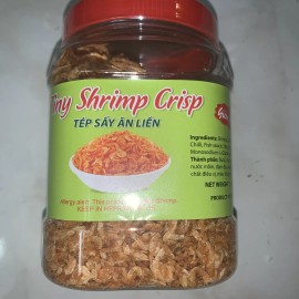 Trady Crispy Tiny Shrimp-Ready to eat 7oz Product Of Vietnam Banh Trang Tron Ruoc Say