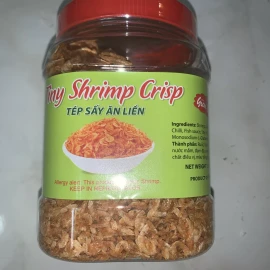 Trady Crispy Tiny Shrimp-Ready to eat 7oz Product Of Vietnam Banh Trang Tron Ruoc Say