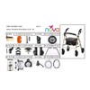 Nova Replacement Parts for Vibe Rolling Walker with Serial Number